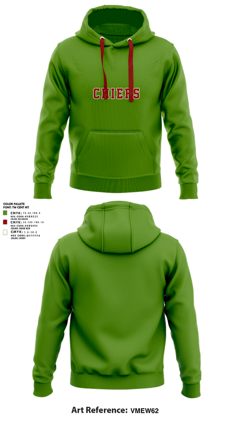 Hoodie, Chiefs, Baseball, Teamtime, Team time, sublimation, custom sports apparel, team uniforms, spirit wear, spiritwear, sports uniforms, custom shirts, team store, custom team store, fundraiser sports, apparel fundraiser