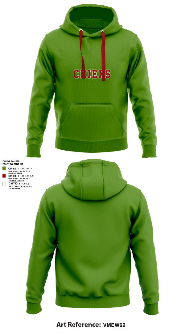 Hoodie, Chiefs, Baseball, Teamtime, Team time, sublimation, custom sports apparel, team uniforms, spirit wear, spiritwear, sports uniforms, custom shirts, team store, custom team store, fundraiser sports, apparel fundraiser
