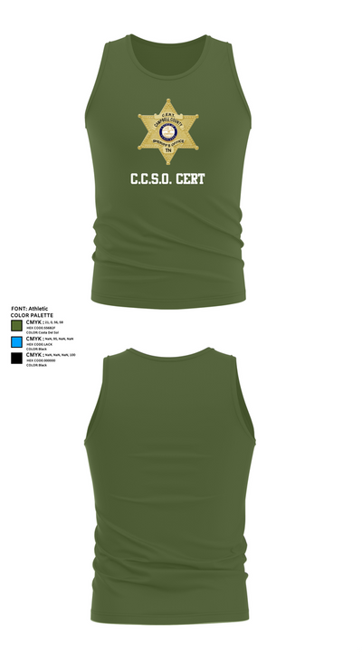 C.C.S.O. CERT 25474985 Tank Top - 56