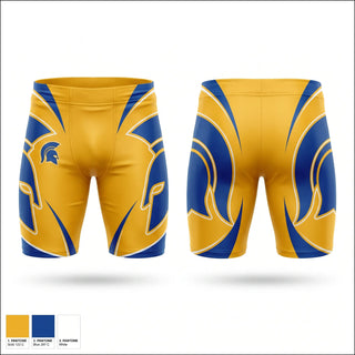 Mens Compression Shorts, Spartan Volleyball, Women's Volleyball, Teamtime, Team time, sublimation, custom sports apparel, team uniforms, spirit wear, spiritwear, sports uniforms, custom shirts, team store, custom team store, fundraiser sports, apparel fundraiser