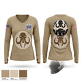 C-Co 4-118th IN Women's Long Sleeve V-neck Shirt - 1