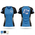 Hampton County Track and Field 4474456 Women's Short Sleeve V-neck Shirt - 1