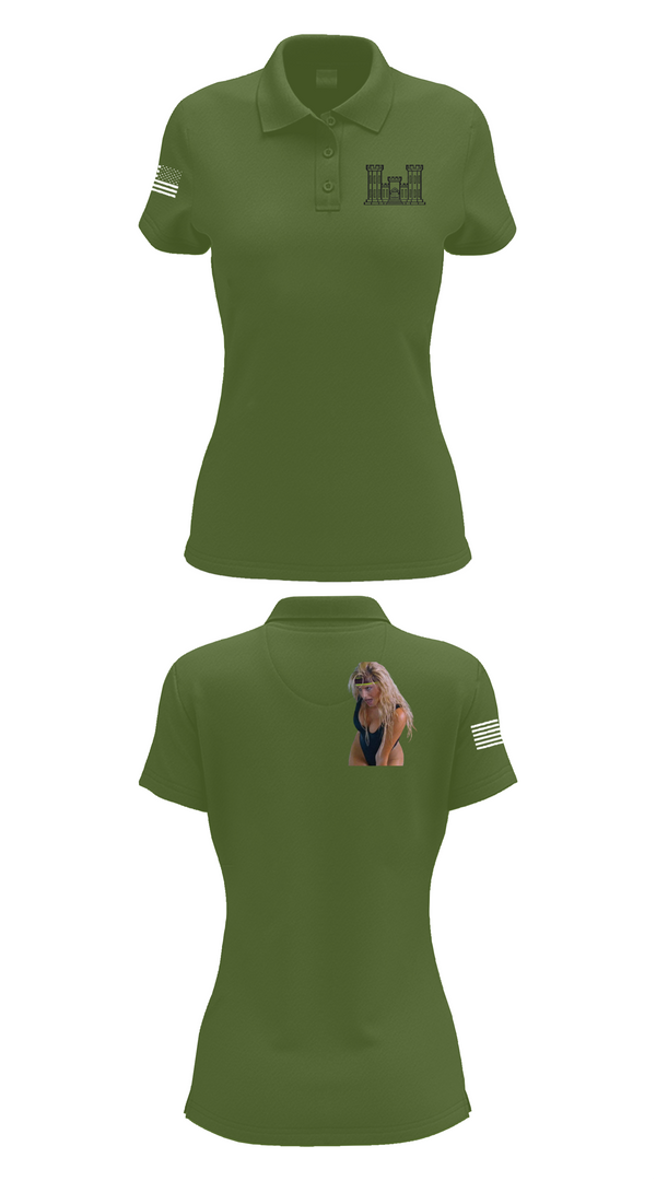 Womens Short Sleeve Performance Polo, 309th CEC-I, , Teamtime, Team time, sublimation, custom sports apparel, team uniforms, spirit wear, spiritwear, sports uniforms, custom shirts, team store, custom team store, fundraiser sports, apparel fundraiser