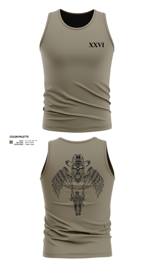 Tank Top, 26 STS, Air Force, Teamtime, Team time, sublimation, custom sports apparel, team uniforms, spirit wear, spiritwear, sports uniforms, custom shirts, team store, custom team store, fundraiser sports, apparel fundraiser