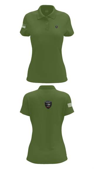 Womens Short Sleeve Performance Polo, Vehicle Crimes Unit, , Teamtime, Team time, sublimation, custom sports apparel, team uniforms, spirit wear, spiritwear, sports uniforms, custom shirts, team store, custom team store, fundraiser sports, apparel fundraiser