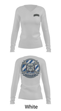 3ID 3BSB BCO 10308771 Women's Long Sleeve V-neck Shirt - 11