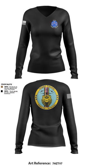 Womens Long Sleeve Vneck Shirt, 60 LRS, , Teamtime, Team time, sublimation, custom sports apparel, team uniforms, spirit wear, spiritwear, sports uniforms, custom shirts, team store, custom team store, fundraiser sports, apparel fundraiser