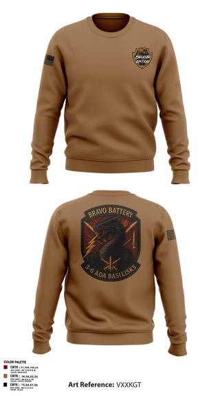 Crew Neck Sweatshirt, Bravo 3-6 ADA, Army, Teamtime, Team time, sublimation, custom sports apparel, team uniforms, spirit wear, spiritwear, sports uniforms, custom shirts, team store, custom team store, fundraiser sports, apparel fundraiser