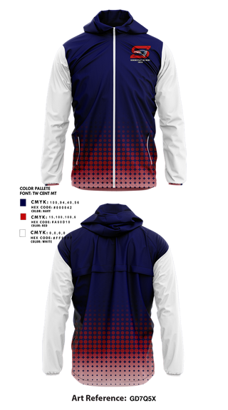 Windbreaker, Schenectady Belmont Football & Cheer, , Teamtime, Team time, sublimation, custom sports apparel, team uniforms, spirit wear, spiritwear, sports uniforms, custom shirts, team store, custom team store, fundraiser sports, apparel fundraiser