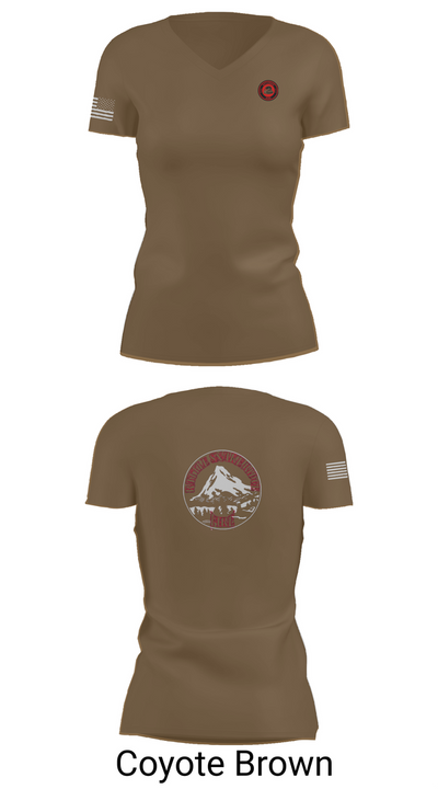 Rattlesnake ridge fire 47911181 Women's Short Sleeve V-neck Shirt - 8