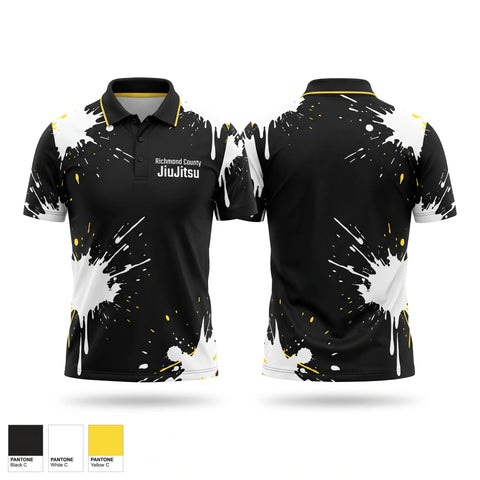 Short Sleeve Performance Polo, Richmond County Jiu-Jitsu, , Teamtime, Team time, sublimation, custom sports apparel, team uniforms, spirit wear, spiritwear, sports uniforms, custom shirts, team store, custom team store, fundraiser sports, apparel fundraiser