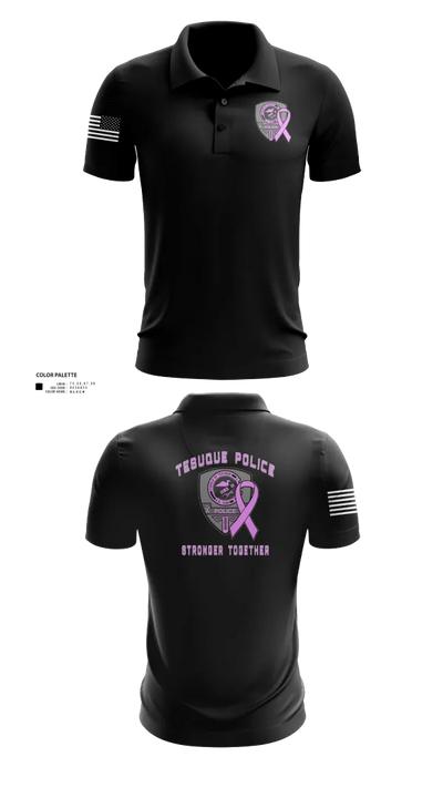 Tesuque Police Dept 47912639 Short Sleeve Performance Polo - 21