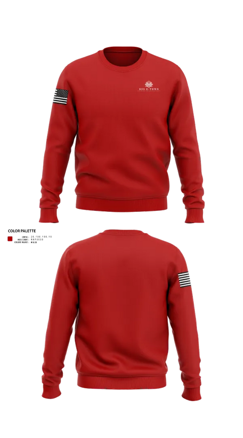 Crew Neck Sweatshirt, RSS E-Town, , Teamtime, Team time, sublimation, custom sports apparel, team uniforms, spirit wear, spiritwear, sports uniforms, custom shirts, team store, custom team store, fundraiser sports, apparel fundraiser