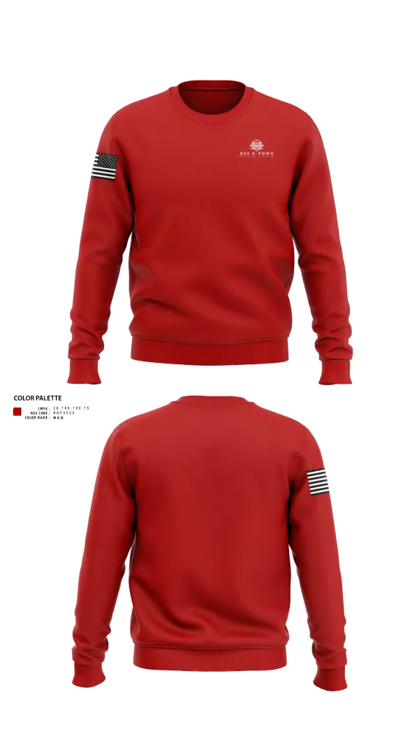 Crew Neck Sweatshirt, RSS E-Town, , Teamtime, Team time, sublimation, custom sports apparel, team uniforms, spirit wear, spiritwear, sports uniforms, custom shirts, team store, custom team store, fundraiser sports, apparel fundraiser