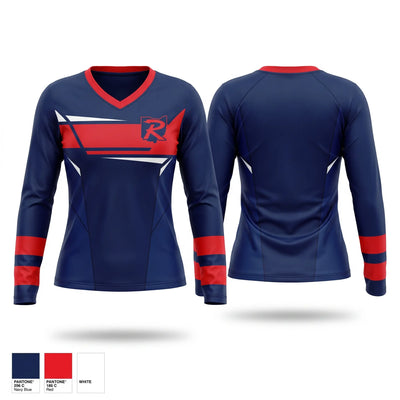 Ohio Renegades Women's Long Sleeve V-neck Shirt - 1