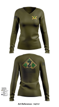 2SBCT 74297884 Women's Long Sleeve V-neck Shirt - 12