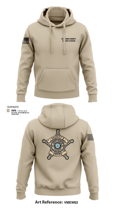 Jeff Davis County Sheriff’s Office 26513372 Hoodie - 1