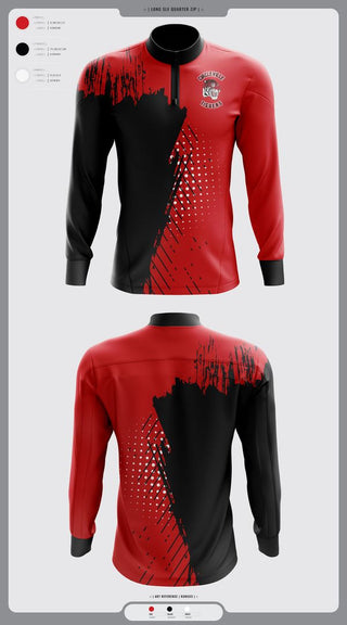 Quarter Zip Jacket, Circleville Tigers, Spirit Store, Teamtime, Team time, sublimation, custom sports apparel, team uniforms, spirit wear, spiritwear, sports uniforms, custom shirts, team store, custom team store, fundraiser sports, apparel fundraiser