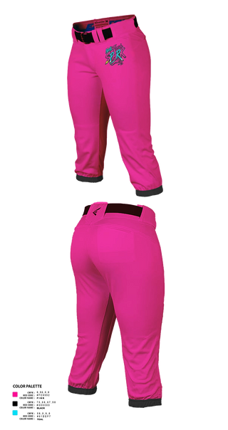 Softball Pants, North Florida Spark, Softball, Teamtime, Team time, sublimation, custom sports apparel, team uniforms, spirit wear, spiritwear, sports uniforms, custom shirts, team store, custom team store, fundraiser sports, apparel fundraiser