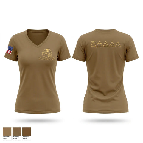 Womens Short Sleeve Vneck Shirt, Panda Unit, Marines, Teamtime, Team time, sublimation, custom sports apparel, team uniforms, spirit wear, spiritwear, sports uniforms, custom shirts, team store, custom team store, fundraiser sports, apparel fundraiser