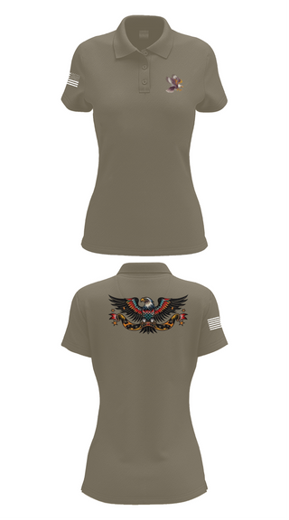 Womens Short Sleeve Performance Polo, ECHO, , Teamtime, Team time, sublimation, custom sports apparel, team uniforms, spirit wear, spiritwear, sports uniforms, custom shirts, team store, custom team store, fundraiser sports, apparel fundraiser
