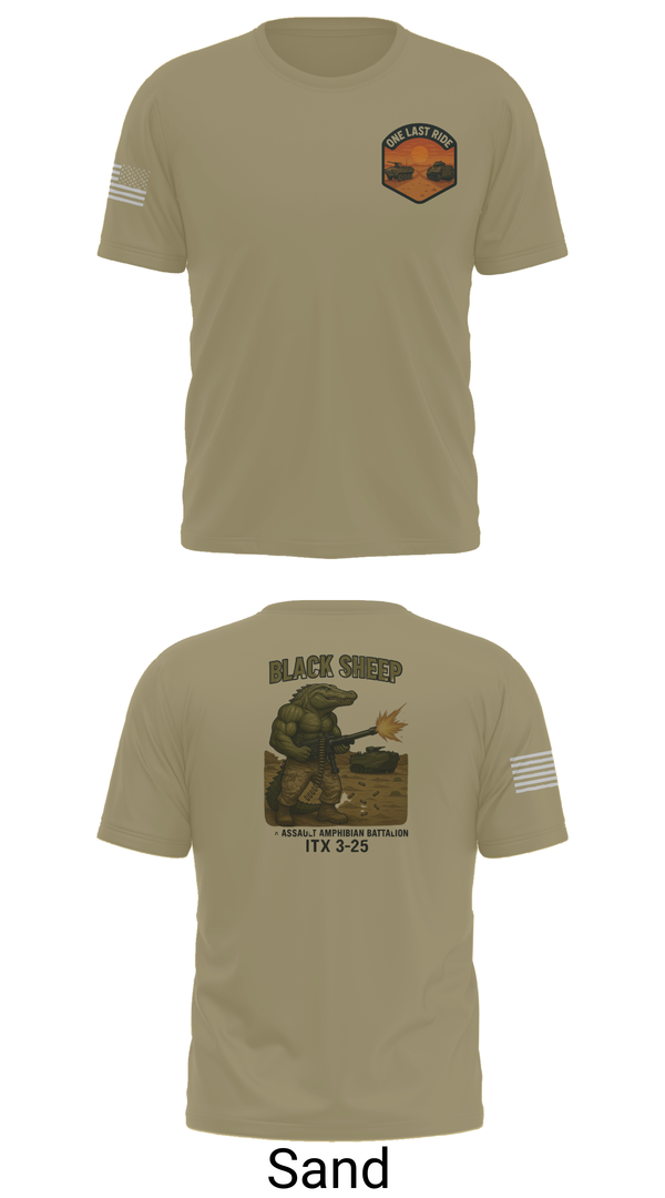 Old School Cotton Feel Shirt, 4th Assault Amphibian Battalion, Company B, , Teamtime, Team time, sublimation, custom sports apparel, team uniforms, spirit wear, spiritwear, sports uniforms, custom shirts, team store, custom team store, fundraiser sports, apparel fundraiser