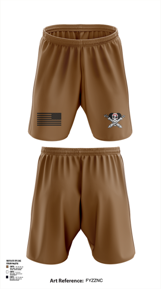 Athletic Shorts With Pockets, Fox 1-320th F-CO FAR, , Teamtime, Team time, sublimation, custom sports apparel, team uniforms, spirit wear, spiritwear, sports uniforms, custom shirts, team store, custom team store, fundraiser sports, apparel fundraiser