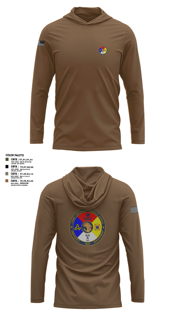 Long Sleeve Performance Shirt with hood, CLDJ N37, , Teamtime, Team time, sublimation, custom sports apparel, team uniforms, spirit wear, spiritwear, sports uniforms, custom shirts, team store, custom team store, fundraiser sports, apparel fundraiser
