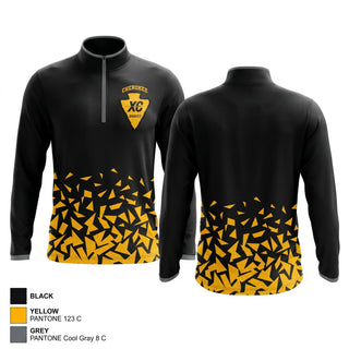 Quarter Zip Jacket, Braves, Cross Country, Teamtime, Team time, sublimation, custom sports apparel, team uniforms, spirit wear, spiritwear, sports uniforms, custom shirts, team store, custom team store, fundraiser sports, apparel fundraiser