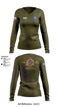 D CO 37279628 Women's Long Sleeve V-neck Shirt - 110