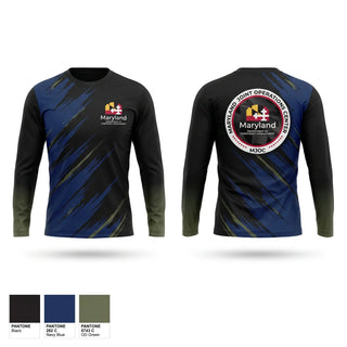 Long Sleeve Performance Shirt, Maryland Department of Emergency Management, , Teamtime, Team time, sublimation, custom sports apparel, team uniforms, spirit wear, spiritwear, sports uniforms, custom shirts, team store, custom team store, fundraiser sports, apparel fundraiser