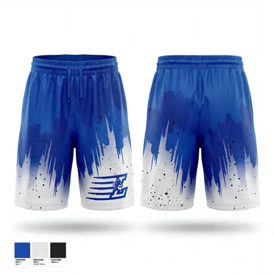 Lisbon Blue Devils 71405873 Mens Reversible Basketball Shorts - 1