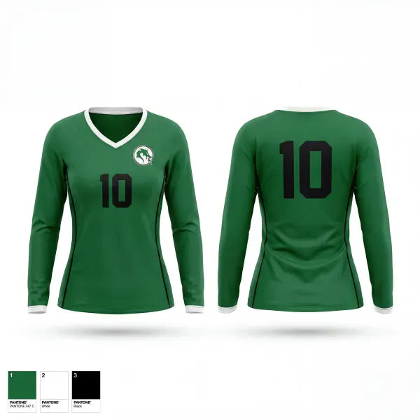 Womens Long Sleeve Vneck Shirt, Pine City High School Volleyball, Women's Volleyball, Teamtime, Team time, sublimation, custom sports apparel, team uniforms, spirit wear, spiritwear, sports uniforms, custom shirts, team store, custom team store, fundraiser sports, apparel fundraiser