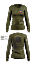 426 RTI 42306217 Women's Long Sleeve V-neck Shirt - 101
