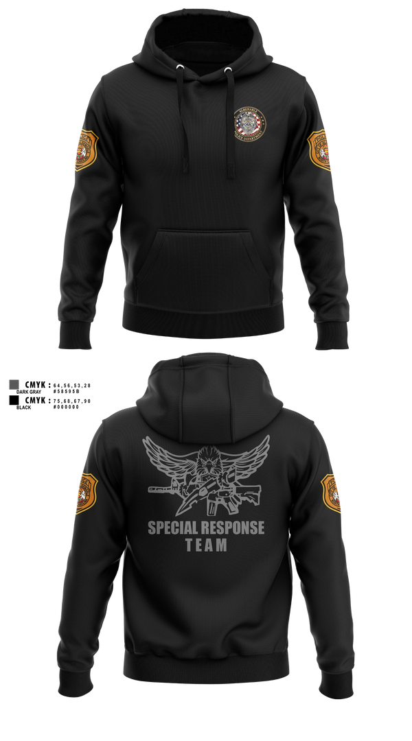 Hoodie, Special Response Team, Police, Teamtime, Team time, sublimation, custom sports apparel, team uniforms, spirit wear, spiritwear, sports uniforms, custom shirts, team store, custom team store, fundraiser sports, apparel fundraiser
