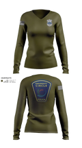 PATROL 69030352 Women's Long Sleeve V-neck Shirt - 22
