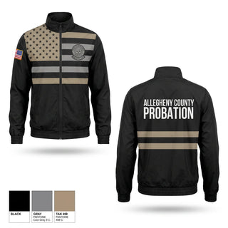 Windbreaker, Allegheny County Juvenile Probation Warrant Unit, Police, Teamtime, Team time, sublimation, custom sports apparel, team uniforms, spirit wear, spiritwear, sports uniforms, custom shirts, team store, custom team store, fundraiser sports, apparel fundraiser