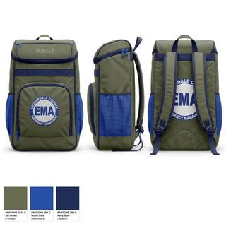 Gear Bag, Lauderdale County Emergency Management Homeland Securtiy, Fire Department, Teamtime, Team time, sublimation, custom sports apparel, team uniforms, spirit wear, spiritwear, sports uniforms, custom shirts, team store, custom team store, fundraiser sports, apparel fundraiser