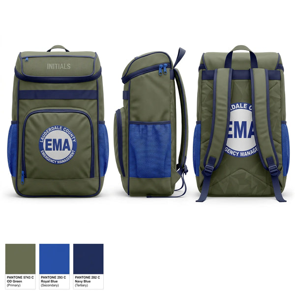 Gear Bag, Lauderdale County Emergency Management Homeland Securtiy, Fire Department, Teamtime, Team time, sublimation, custom sports apparel, team uniforms, spirit wear, spiritwear, sports uniforms, custom shirts, team store, custom team store, fundraiser sports, apparel fundraiser
