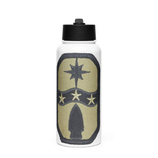 1487th Transportation Company 75502294 Stainless Steel Water Bottle with a Straw Lid