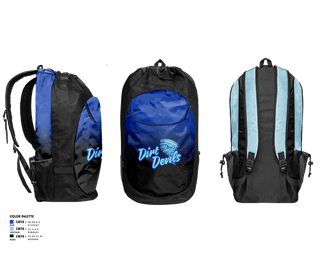 Gear Bag, West Georgia Dirt Devils, Softball, Teamtime, Team time, sublimation, custom sports apparel, team uniforms, spirit wear, spiritwear, sports uniforms, custom shirts, team store, custom team store, fundraiser sports, apparel fundraiser