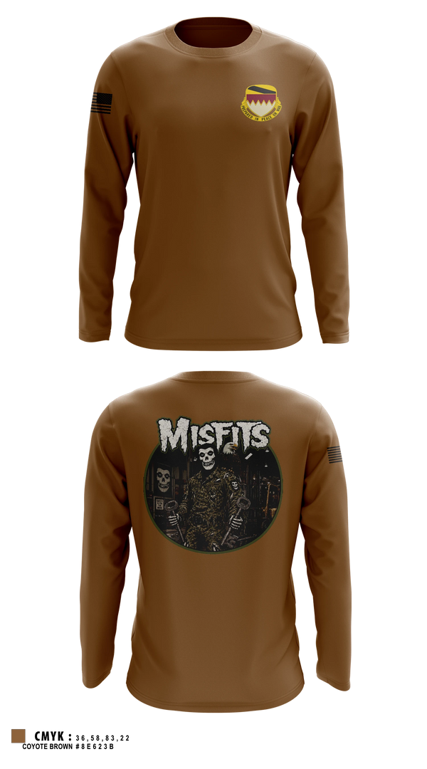 Long Sleeve Performance Shirt, A Co, 115th BSB, 1CD, Army, Teamtime, Team time, sublimation, custom sports apparel, team uniforms, spirit wear, spiritwear, sports uniforms, custom shirts, team store, custom team store, fundraiser sports, apparel fundraiser