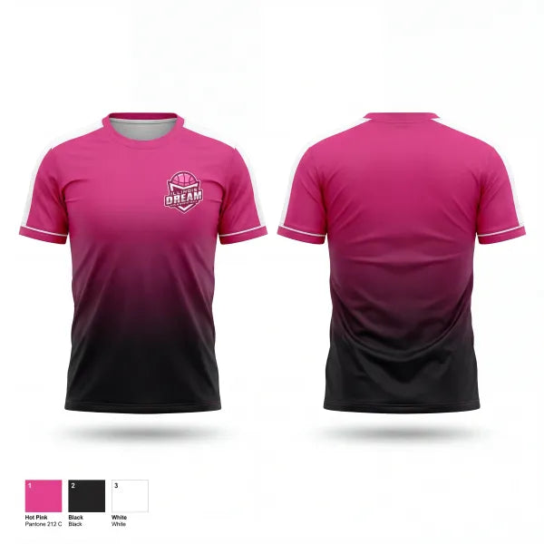 Short Sleeve Performance Shirt, Illinois Dream, Women's Basketball, Teamtime, Team time, sublimation, custom sports apparel, team uniforms, spirit wear, spiritwear, sports uniforms, custom shirts, team store, custom team store, fundraiser sports, apparel fundraiser