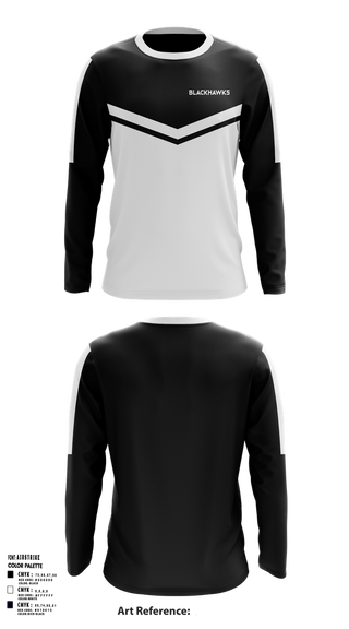 Long Sleeve Performance Shirt, Blackhawks, , Teamtime, Team time, sublimation, custom sports apparel, team uniforms, spirit wear, spiritwear, sports uniforms, custom shirts, team store, custom team store, fundraiser sports, apparel fundraiser