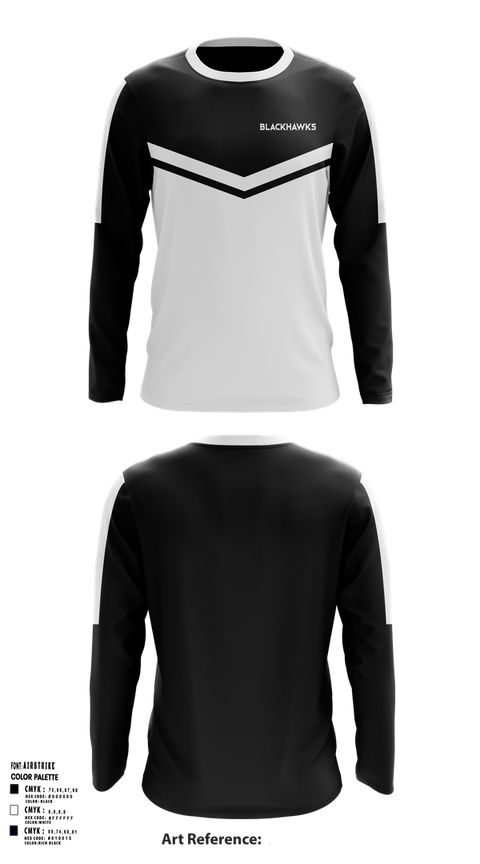 Long Sleeve Performance Shirt, Blackhawks, , Teamtime, Team time, sublimation, custom sports apparel, team uniforms, spirit wear, spiritwear, sports uniforms, custom shirts, team store, custom team store, fundraiser sports, apparel fundraiser
