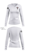 St. Paul’s Fire District 61006349 Women's Long Sleeve V-neck Shirt - 21