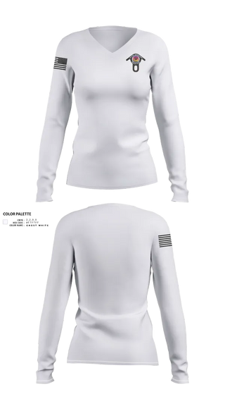 Womens Long Sleeve Vneck Shirt, St. Paul’s Fire District, , Teamtime, Team time, sublimation, custom sports apparel, team uniforms, spirit wear, spiritwear, sports uniforms, custom shirts, team store, custom team store, fundraiser sports, apparel fundraiser