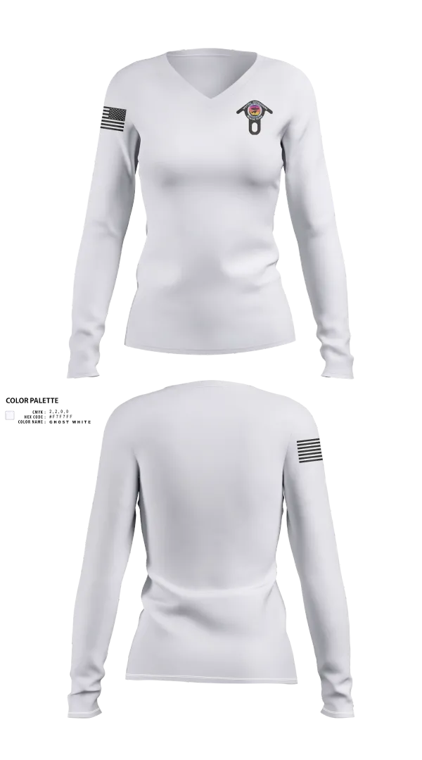 Womens Long Sleeve Vneck Shirt, St. Paul’s Fire District, , Teamtime, Team time, sublimation, custom sports apparel, team uniforms, spirit wear, spiritwear, sports uniforms, custom shirts, team store, custom team store, fundraiser sports, apparel fundraiser