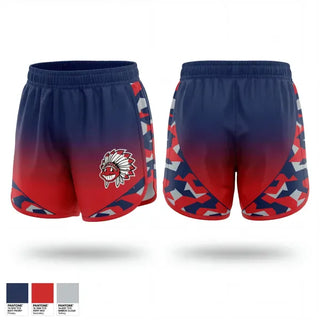 Womens Shorts, Hill City Indians, Baseball, Teamtime, Team time, sublimation, custom sports apparel, team uniforms, spirit wear, spiritwear, sports uniforms, custom shirts, team store, custom team store, fundraiser sports, apparel fundraiser