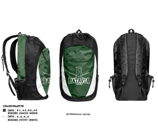 Gear Bag, Batavia Boys Golf, Golf, Teamtime, Team time, sublimation, custom sports apparel, team uniforms, spirit wear, spiritwear, sports uniforms, custom shirts, team store, custom team store, fundraiser sports, apparel fundraiser